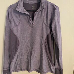 Champions Purple Quarter-Zip Athletic Top